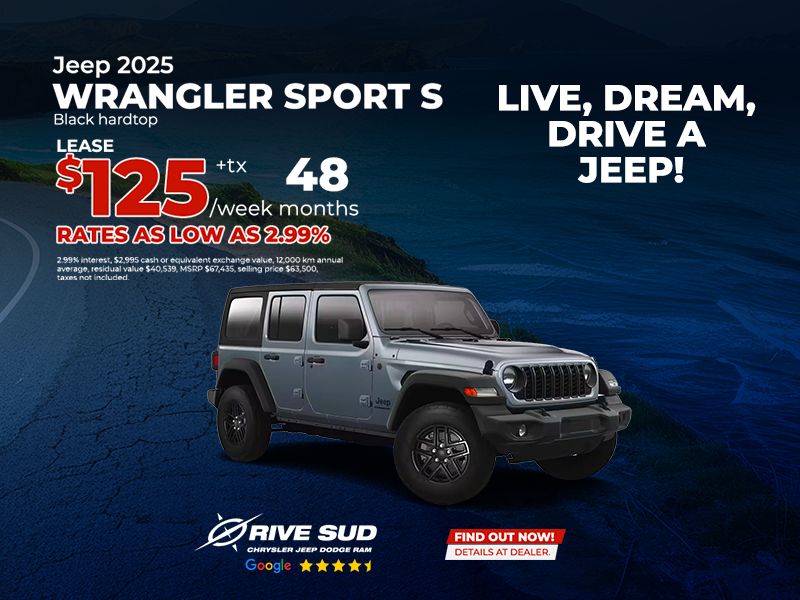 Jeep Wrangler Sport S 2025