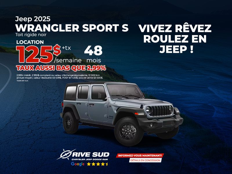 Jeep Wrangler Sport S 2025
