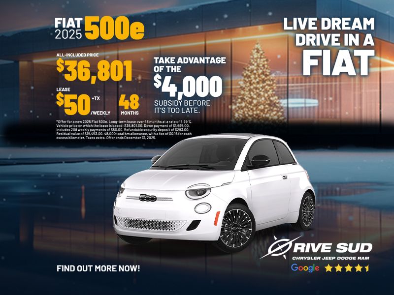 Fiat 500e 2025