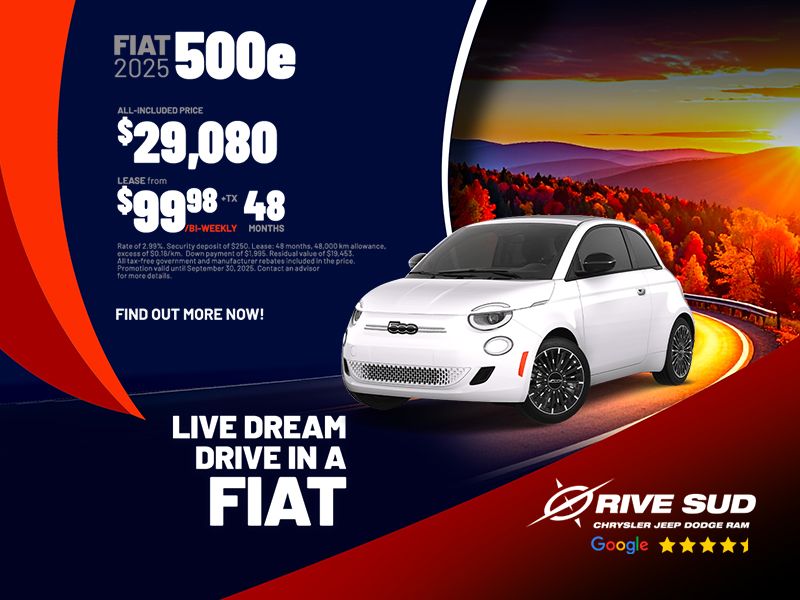 Fiat 500e 2025