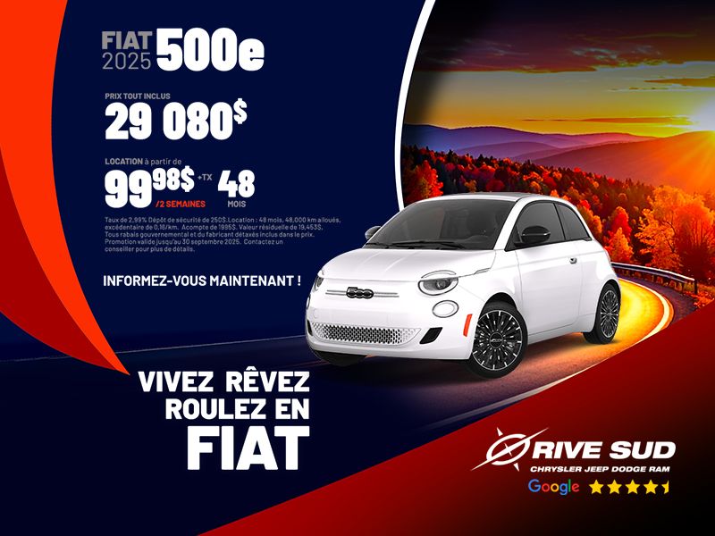 Fiat 500e 2025