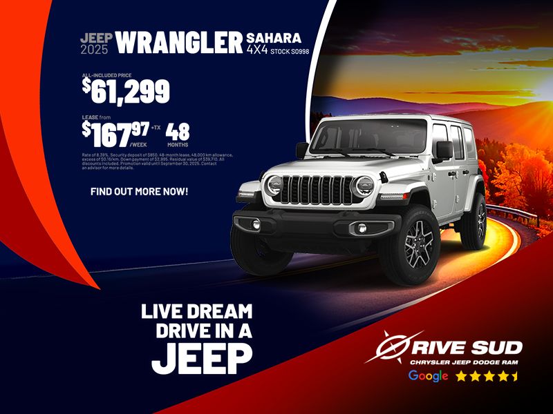 Jeep Wrangler Sahara 4x4 2025