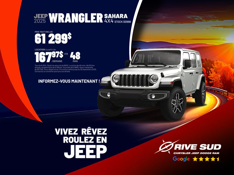 Jeep Wrangler Sahara 4x4 2025