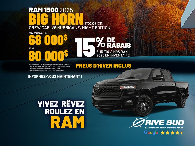 RAM 1500 Big Horn 2025