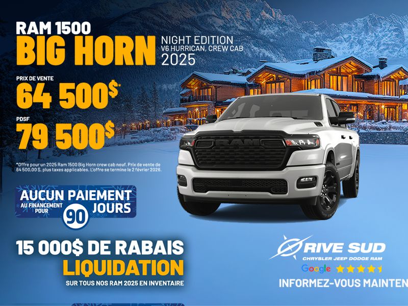 RAM 1500 Big Horn 2025