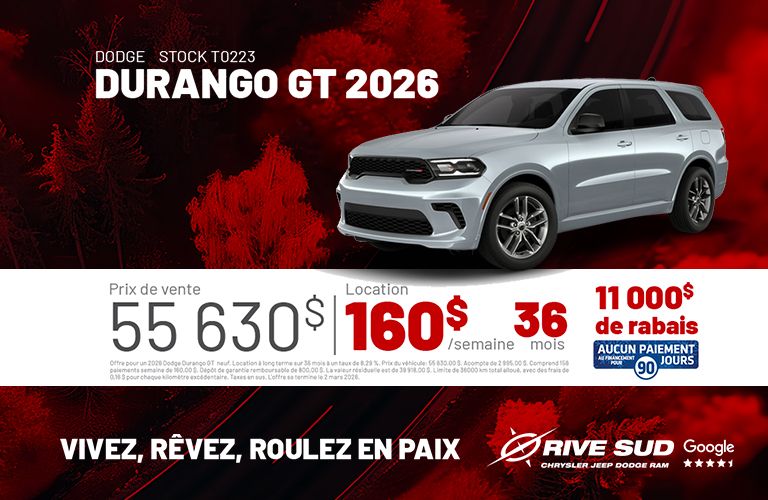 Dodge Durango GT 2026