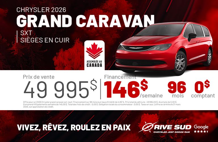 Grand Caravan SXT 2026