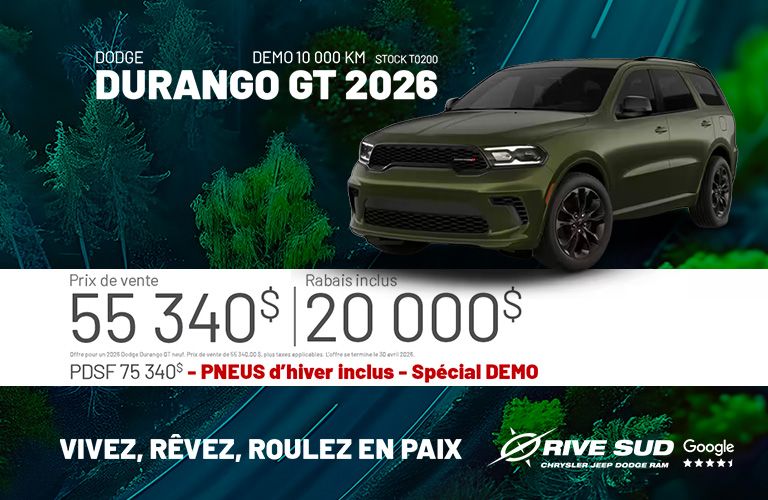 Dodge Durango GT 2026