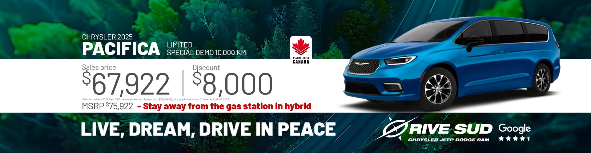 Chrysler Pacifica Limited 2025