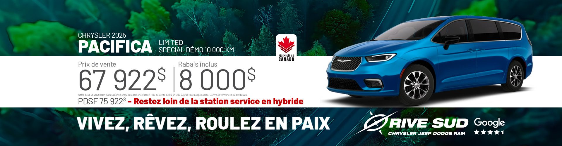 Chrysler Pacifica Limited 2025