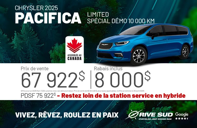 Chrysler Pacifica Limited 2025