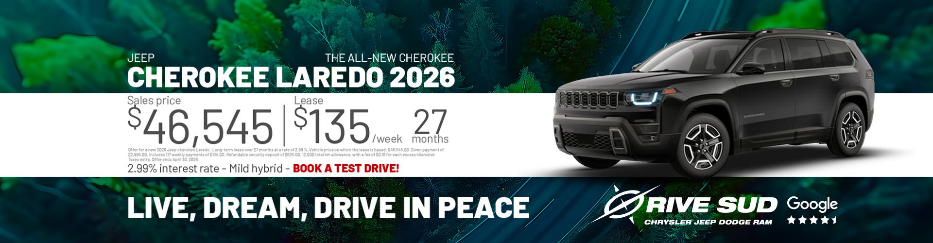 Jeep Cherokee Laredo 2026