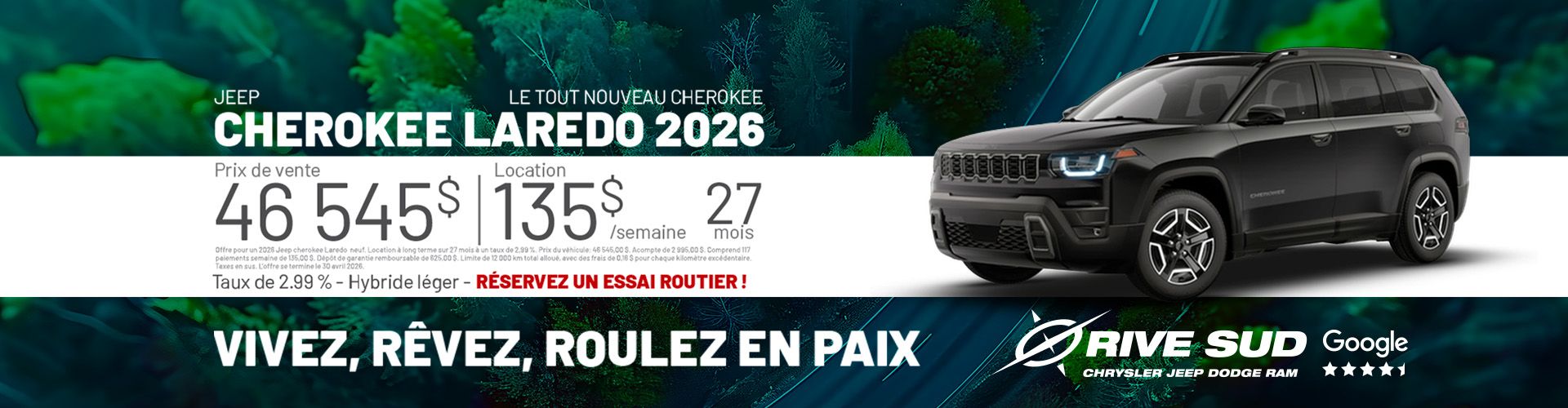 Jeep Cherokee Laredo 2026