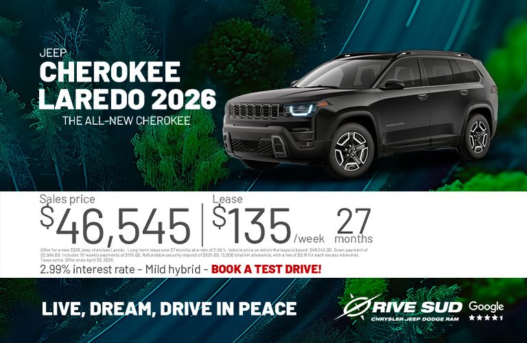 Jeep Cherokee Laredo 2026