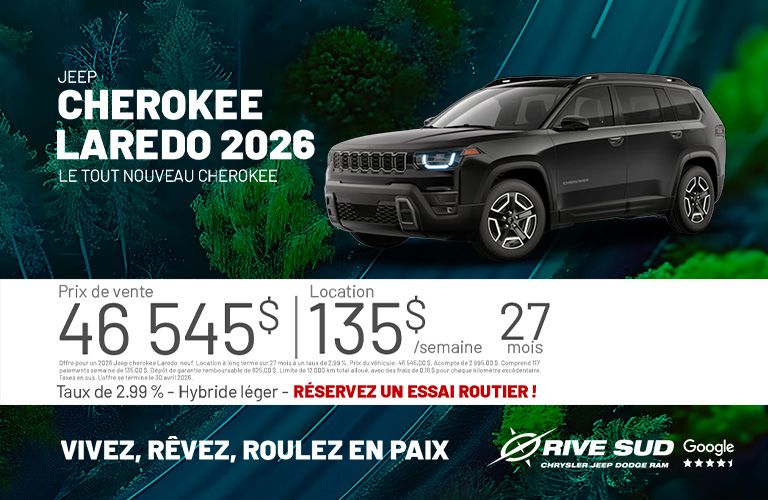 Jeep Cherokee Laredo 2026