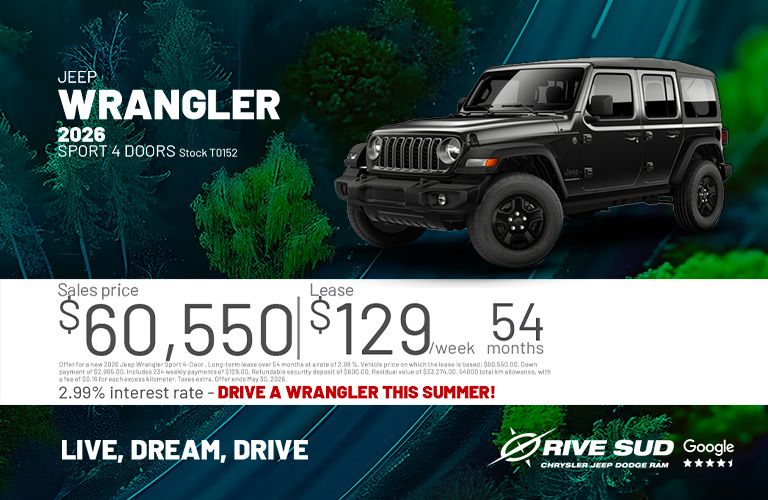 Jeep Wrangler Sport 2026