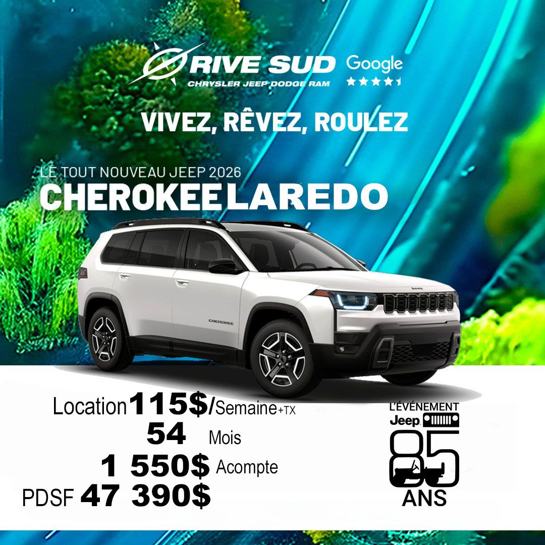 Jeep Cherokee Laredo 2026