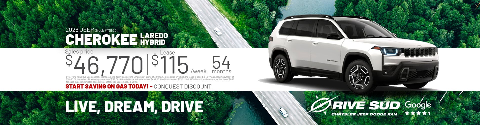 Jeep Cherokee Laredo Hybrid 2026