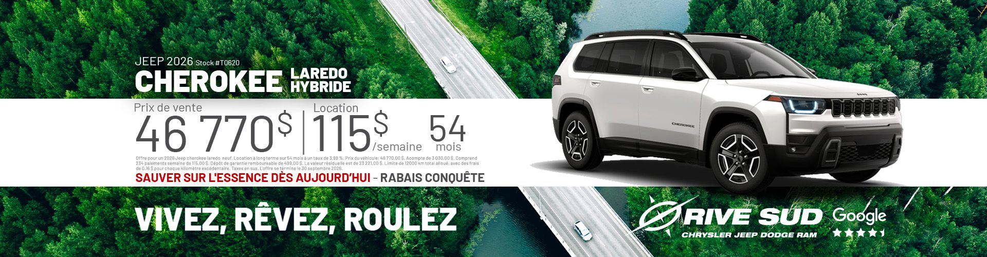 Jeep Cherokee Laredo Hybride 2026