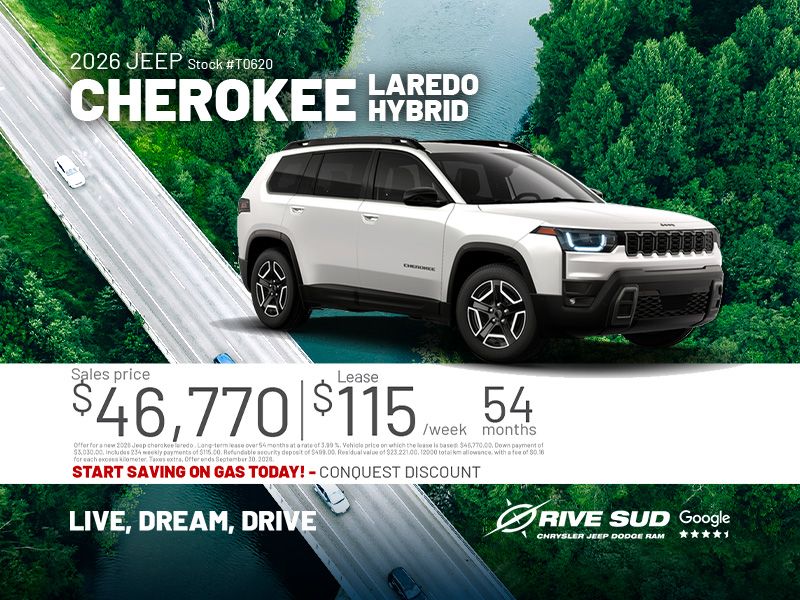 Jeep Cherokee Laredo Hybrid 2026