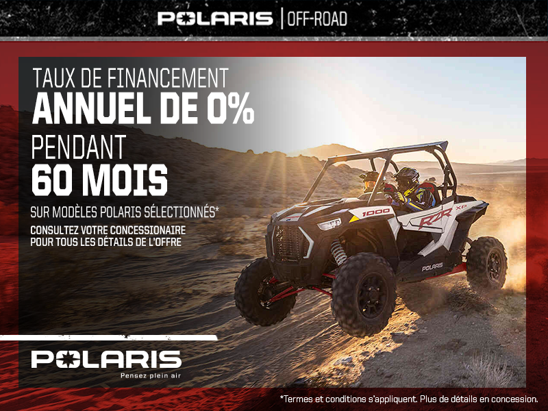 L'événement taux annuel de 0% pendant 60 mois