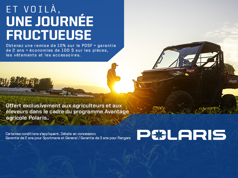 Beauce Sports Programme Polaris Ag Advantage