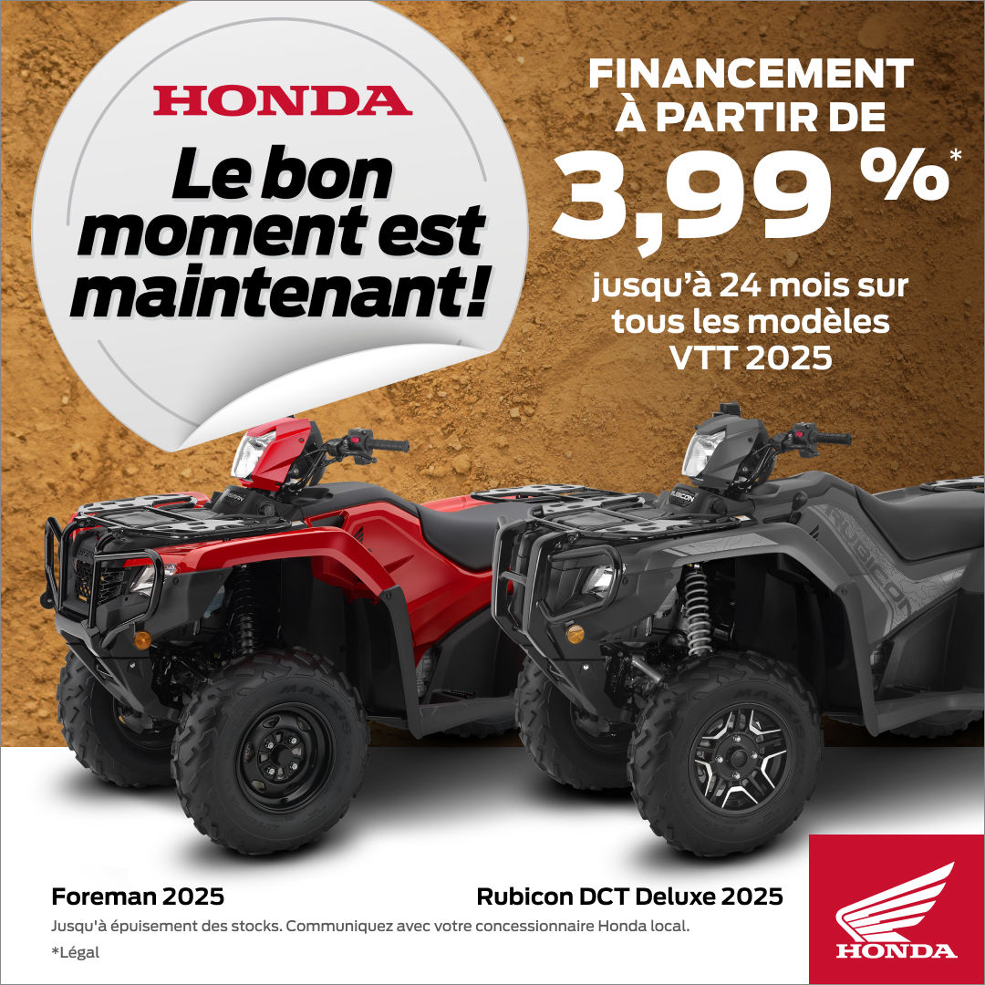 Now is the Time // Discounts on Honda ATVs 2025!