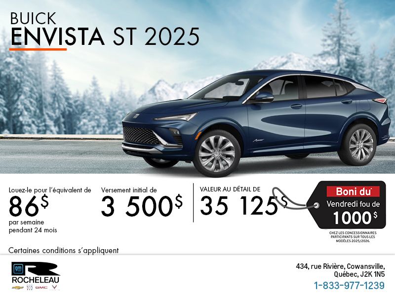 Procurez-vous le Buick Envista 2025