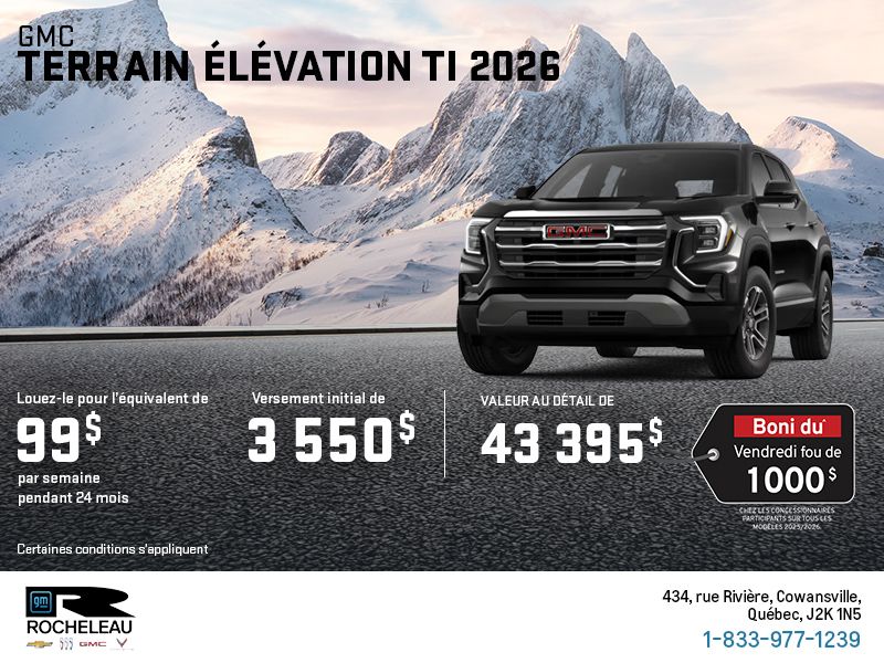 Procurez-vous le GMC Terrain 2026