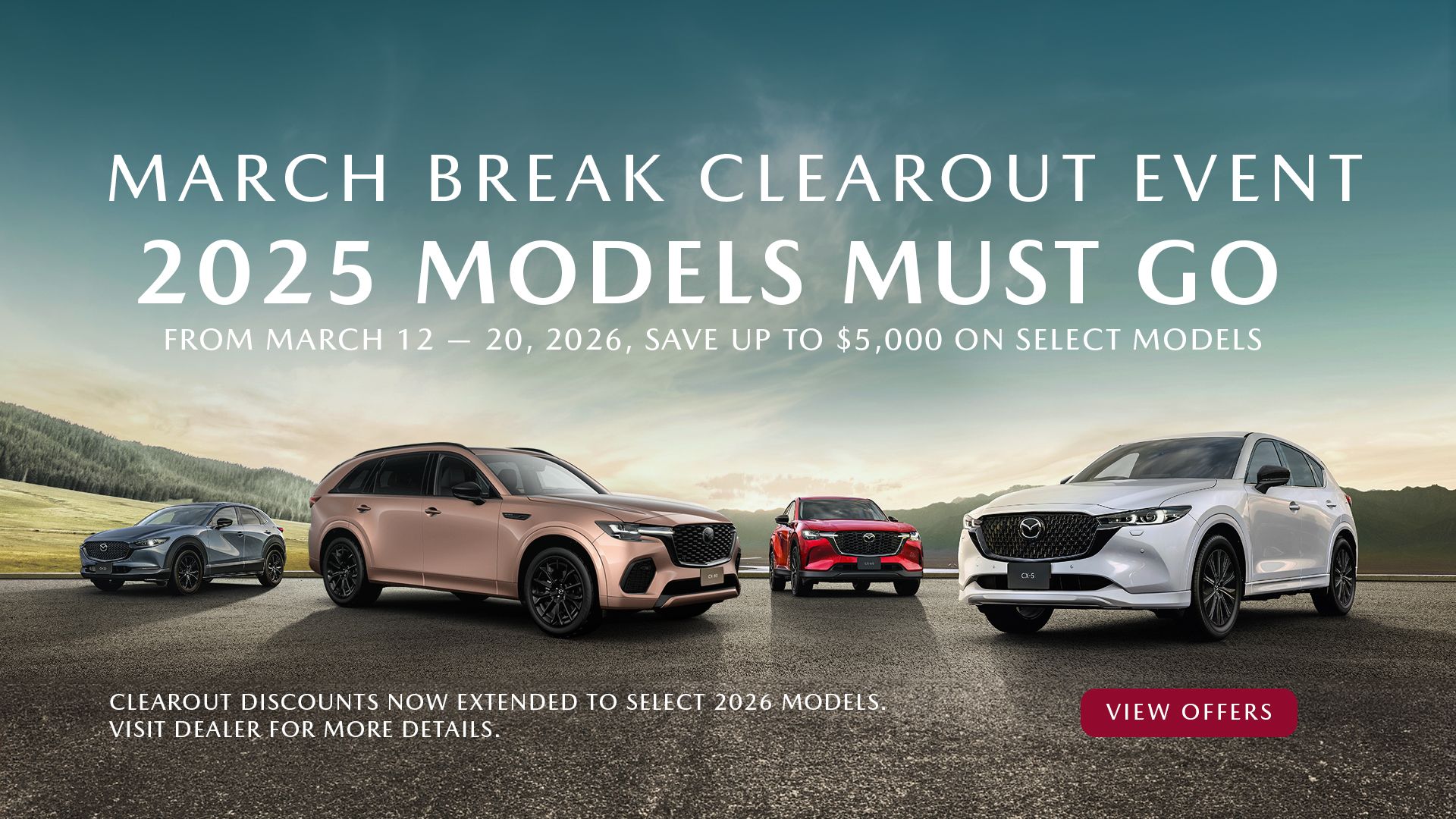 March Break Clearout Event