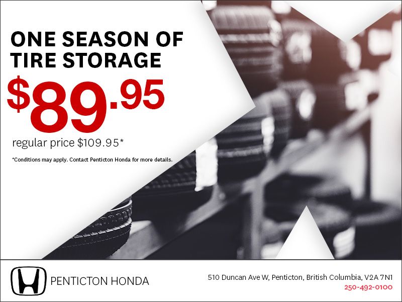Introductory tire storage offer