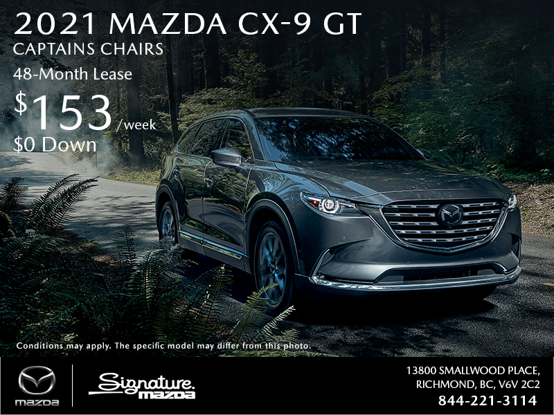 Signature Mazda In Richmond Get The 21 Mazda Cx 9 Gt Today