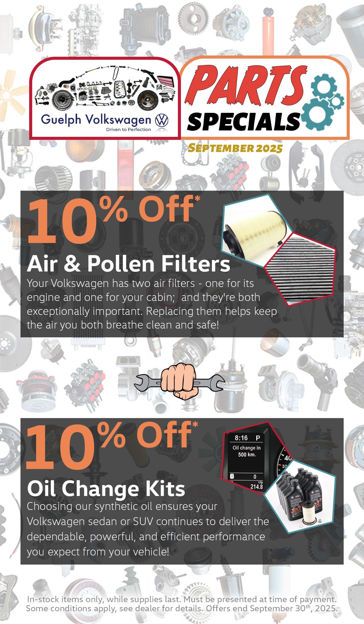 Parts Specials