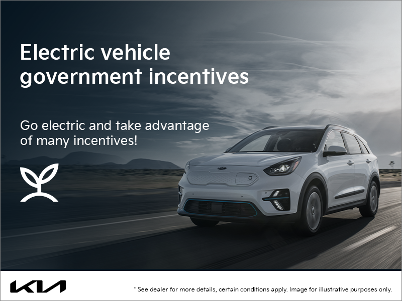 Electric vehicle government incentives Clarington Kia in Bowmanville