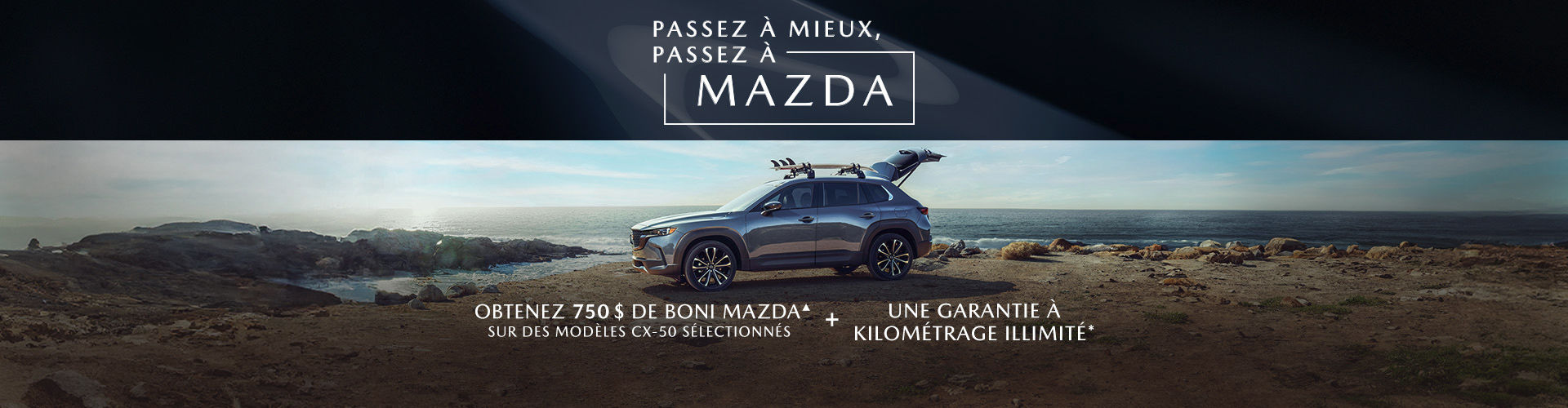 Événement Mazda CX-50 (SI1-AT)