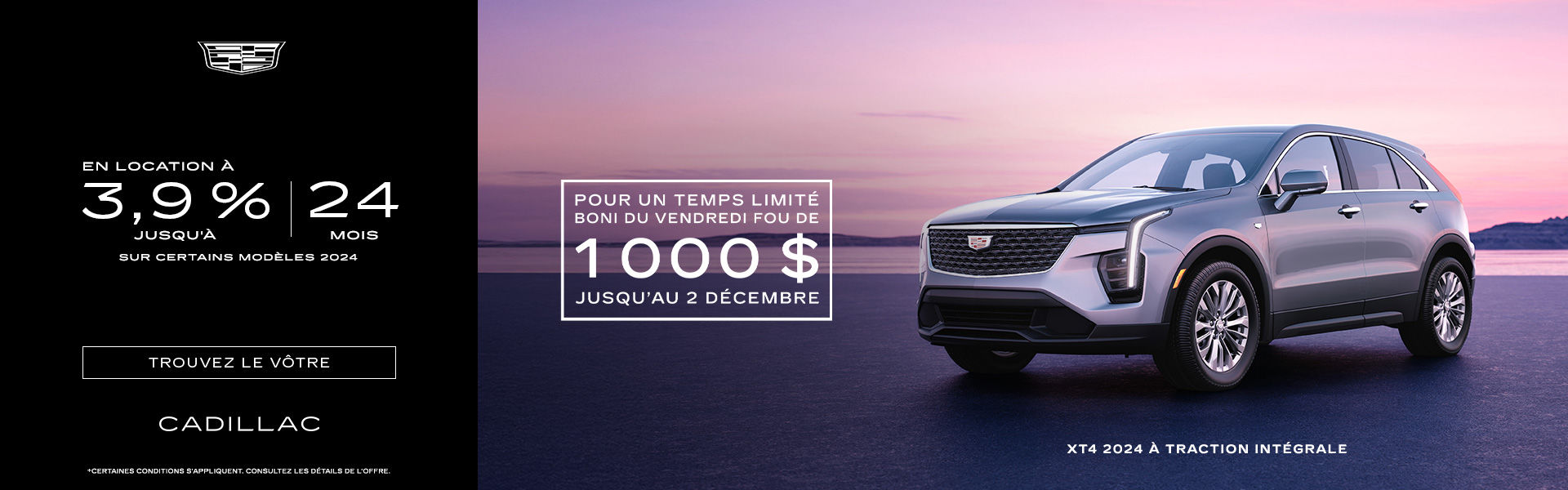 Événement Cadillac - XT4 (SI-QC)