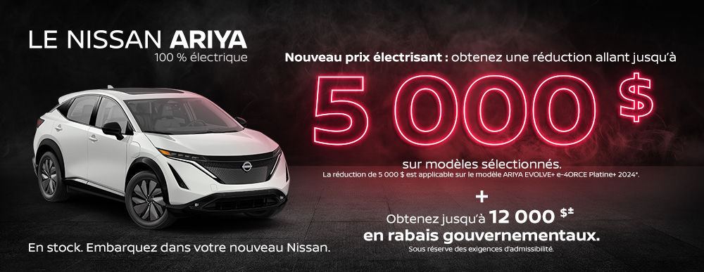 Le Nissan Ariya (SI-QC)