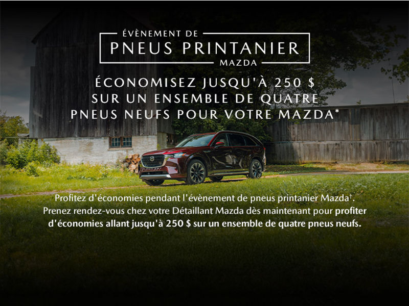 Événement de Pneus Printanier Mazda