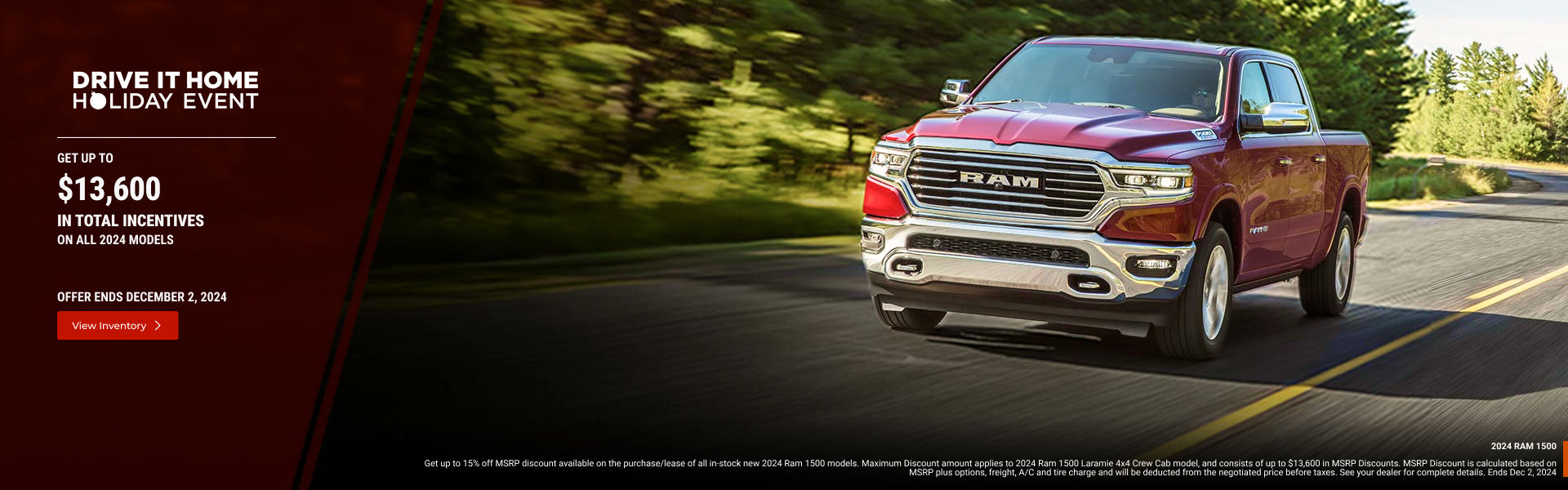 2024 RAM 1500 Holiday Event (SI-NAT)