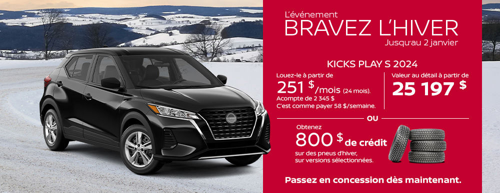 Évènement Nissan Kicks - (SI-QC)