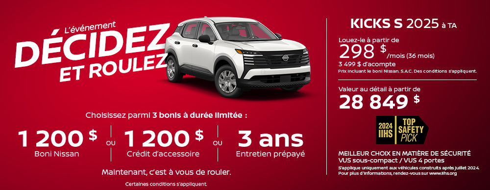 Nissan - Kicks S (SI-QC)