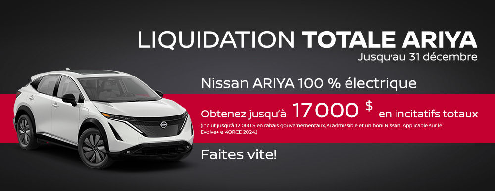 Évènement Nissan Ariya - (SI-QC)