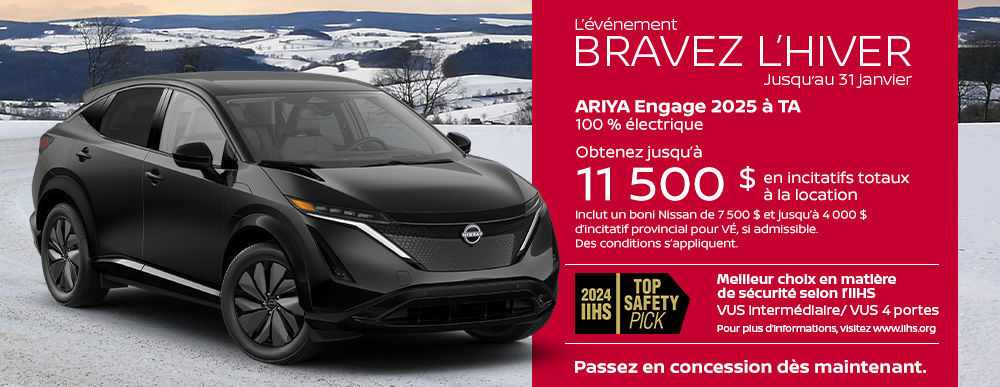 Évènement Nissan Ariya - (SI-QC)