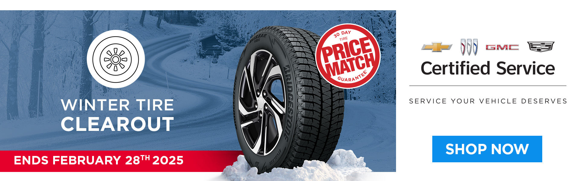 GM service Winter Tire Clear-Out (SI-WEST)