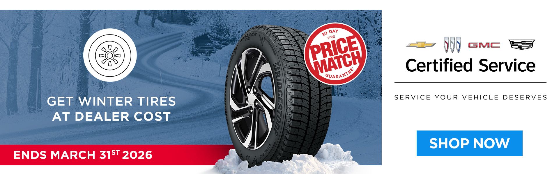GM service Winter Tire Clear-Out (SI-WEST) GM service Winter Tire Clear-Out (SI-WEST)