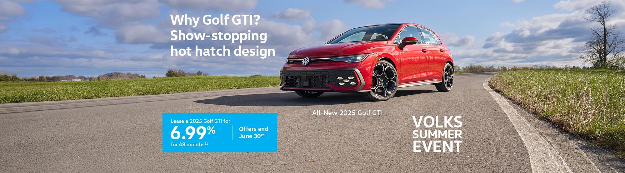 VWCA June2025 Monthly offer - Golf GTI (SI-QC)