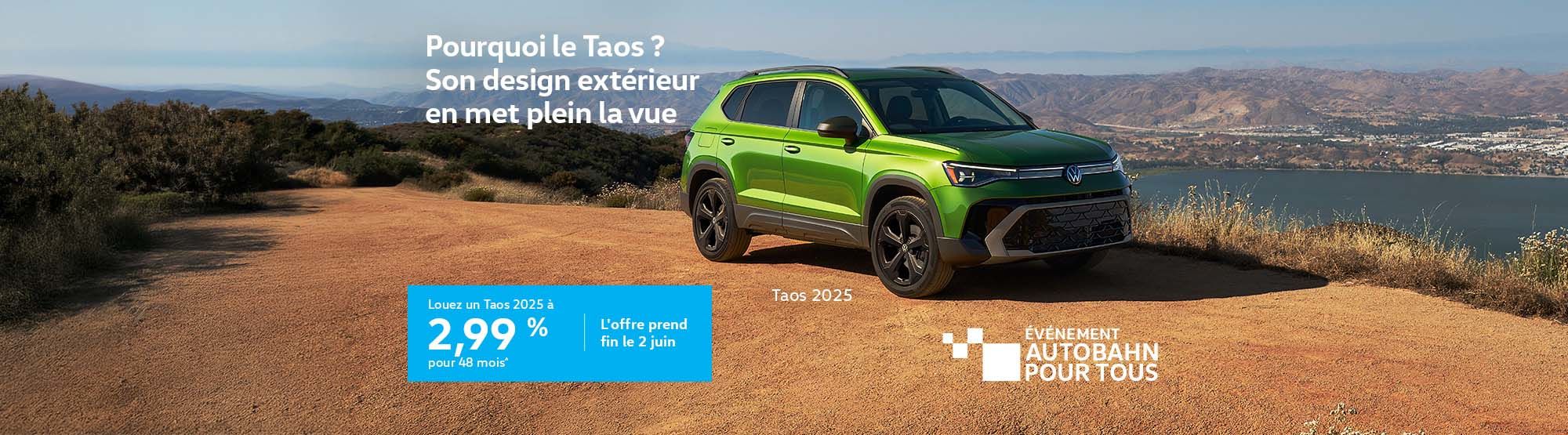 VWCA MAY2025 Monthly offer -  Taos (SI-QC)