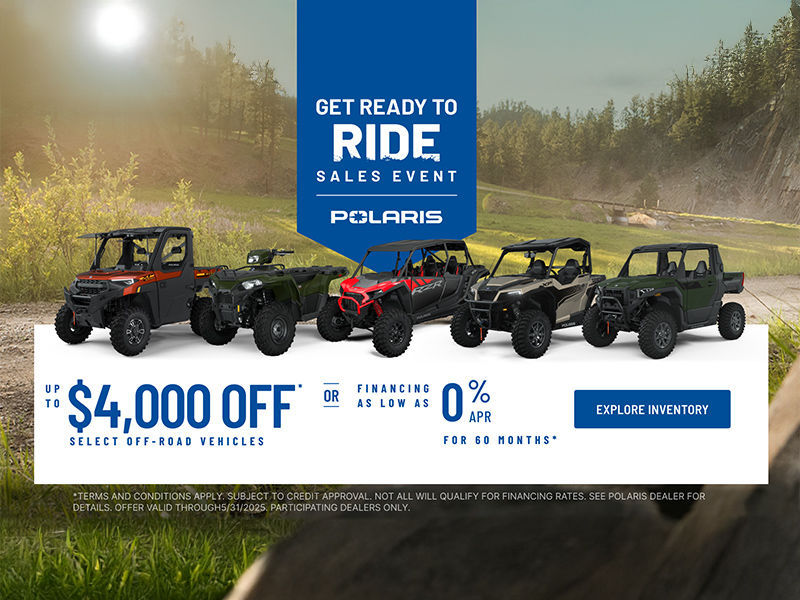 Get Ready to Ride Sales Event