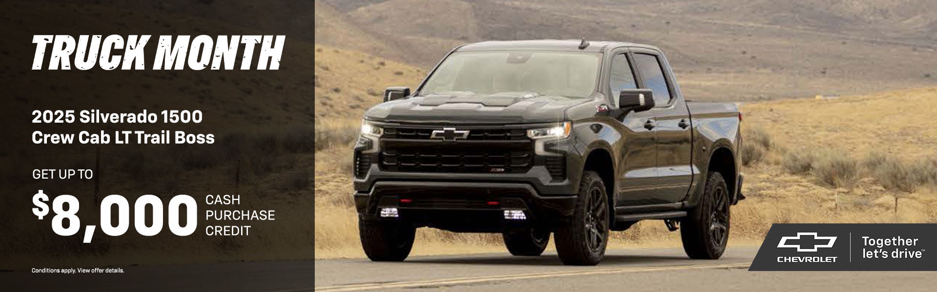 CHEV Event Silverado Credit (SI-WEST)