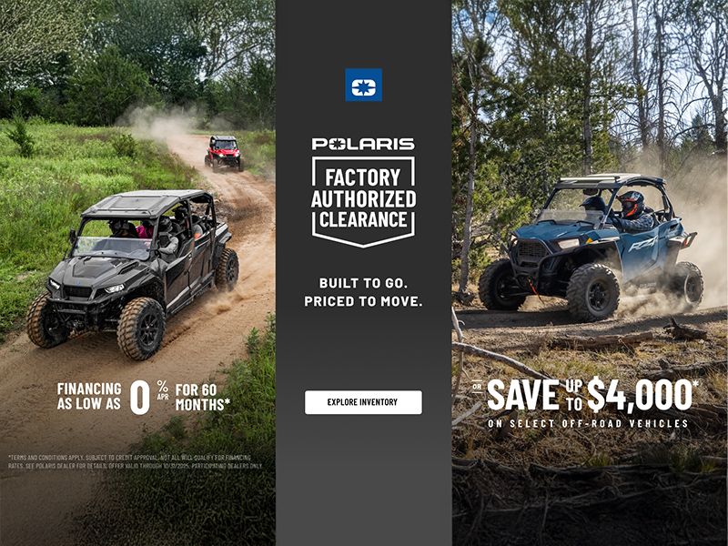 Factory Authorized Clearance Sales Event